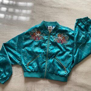 Kids size 9/10, Disney Rajah, from Aladdin “Jasmine” Bomber Jacket